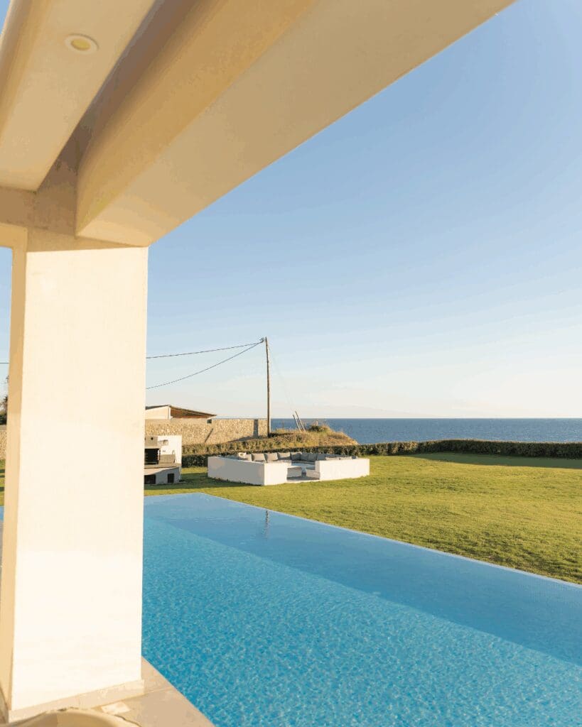 Photography Lessons from Day 1 of the Corfu, Greece Retreat – villa view overlooking the Ionian Sea