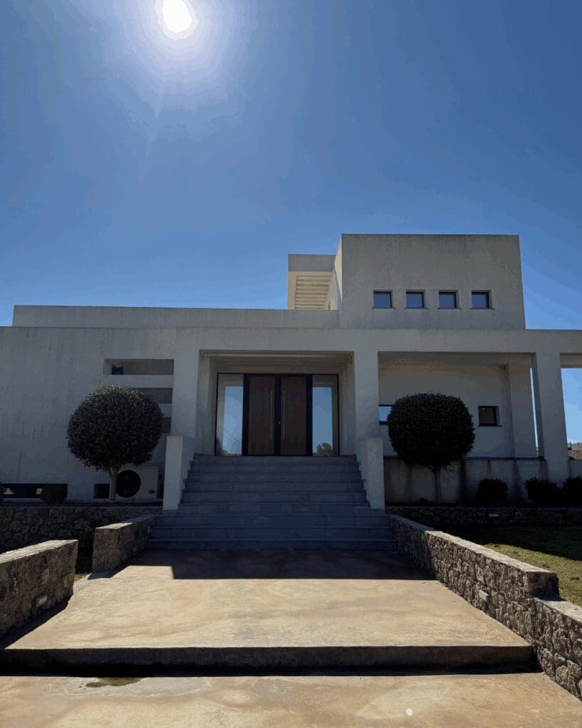 Photography Lessons from Day 1 of the Corfu, Greece Retreat – villa view overlooking the Ionian Sea